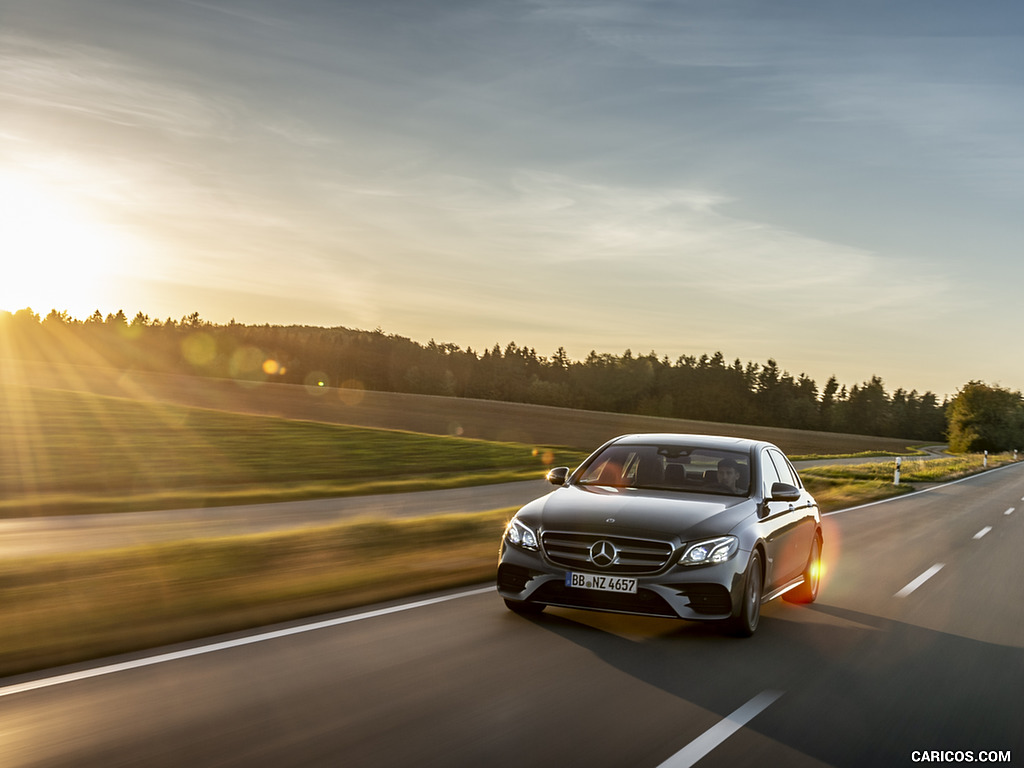 2019 Mercedes-Benz E 300 e Plug-in Hybrid Sedan (Color: Selenite Grey Metallic) - Front