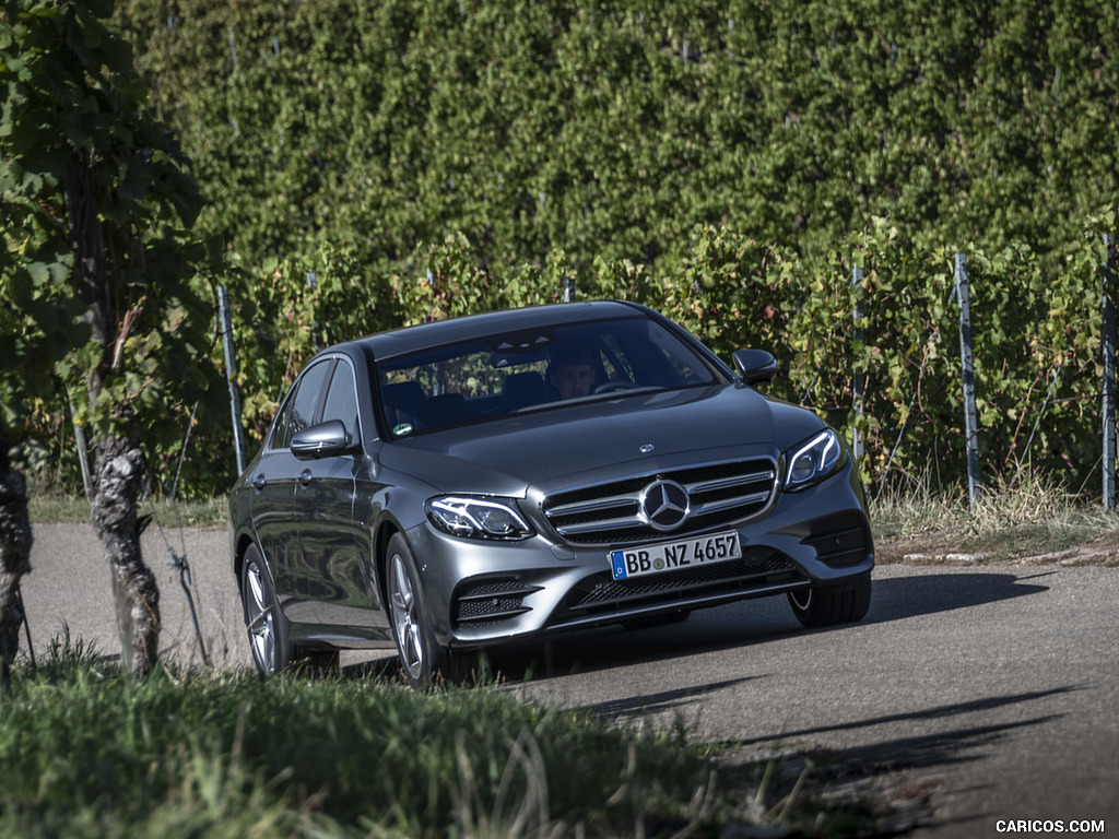 2019 Mercedes-Benz E 300 e Plug-in Hybrid Sedan (Color: Selenite Grey Metallic) - Front