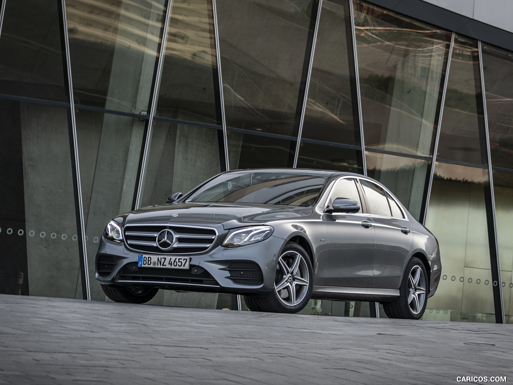 2019 Mercedes-Benz E 300 e Plug-in Hybrid Sedan (Color: Selenite Grey Metallic) - Front