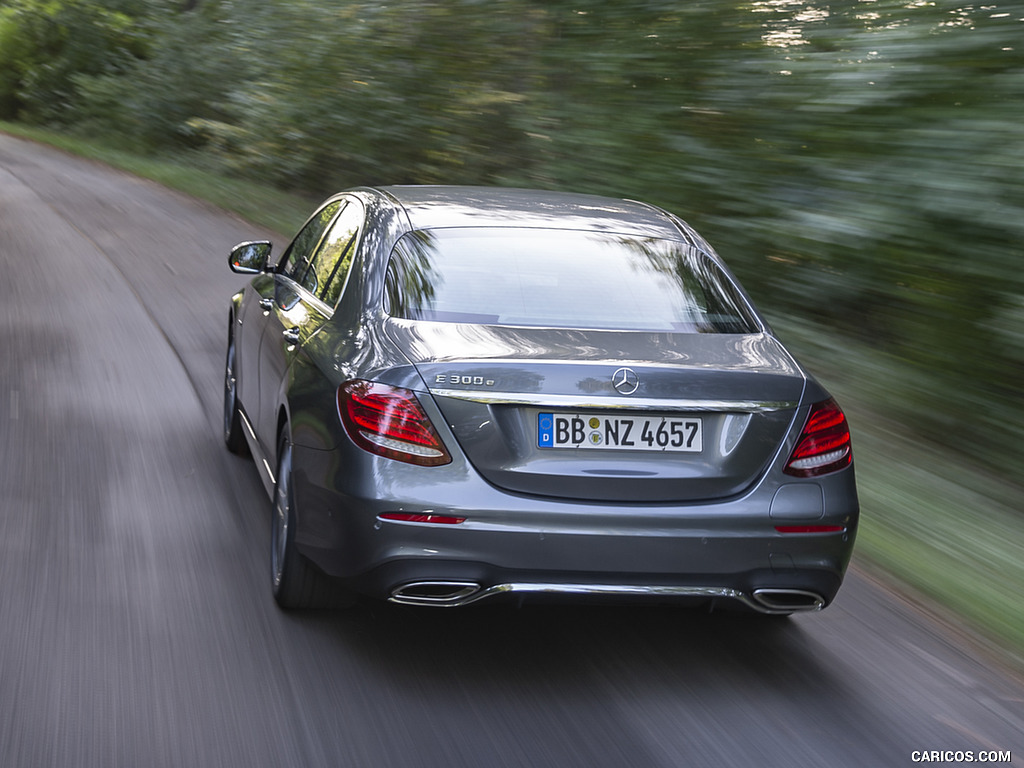 2019 Mercedes-Benz E 300 e Plug-in Hybrid Sedan (Color: Selenite Grey Metallic) - Rear