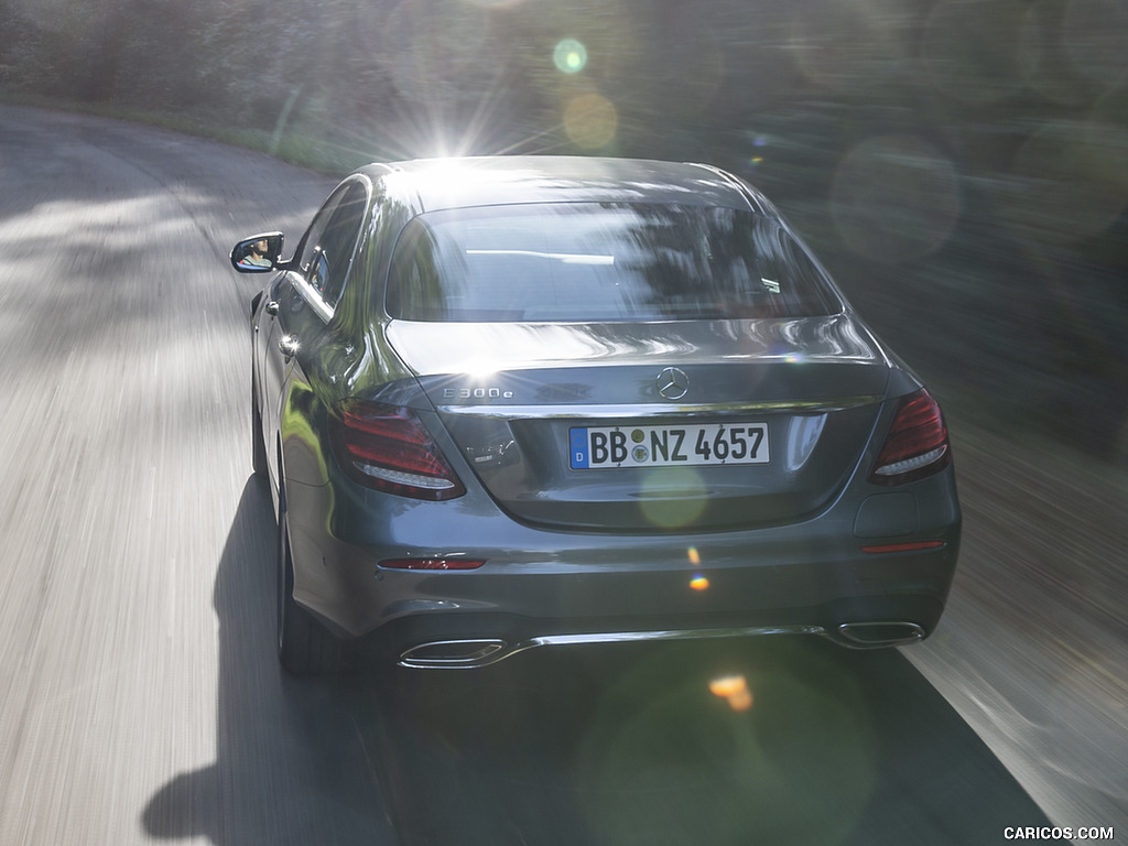 2019 Mercedes-Benz E 300 e Plug-in Hybrid Sedan (Color: Selenite Grey Metallic) - Rear