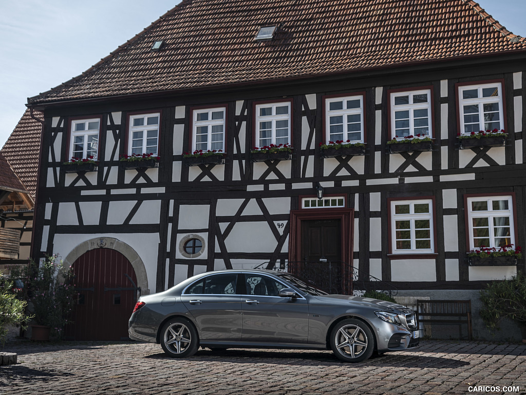 2019 Mercedes-Benz E 300 e Plug-in Hybrid Sedan (Color: Selenite Grey Metallic) - Side