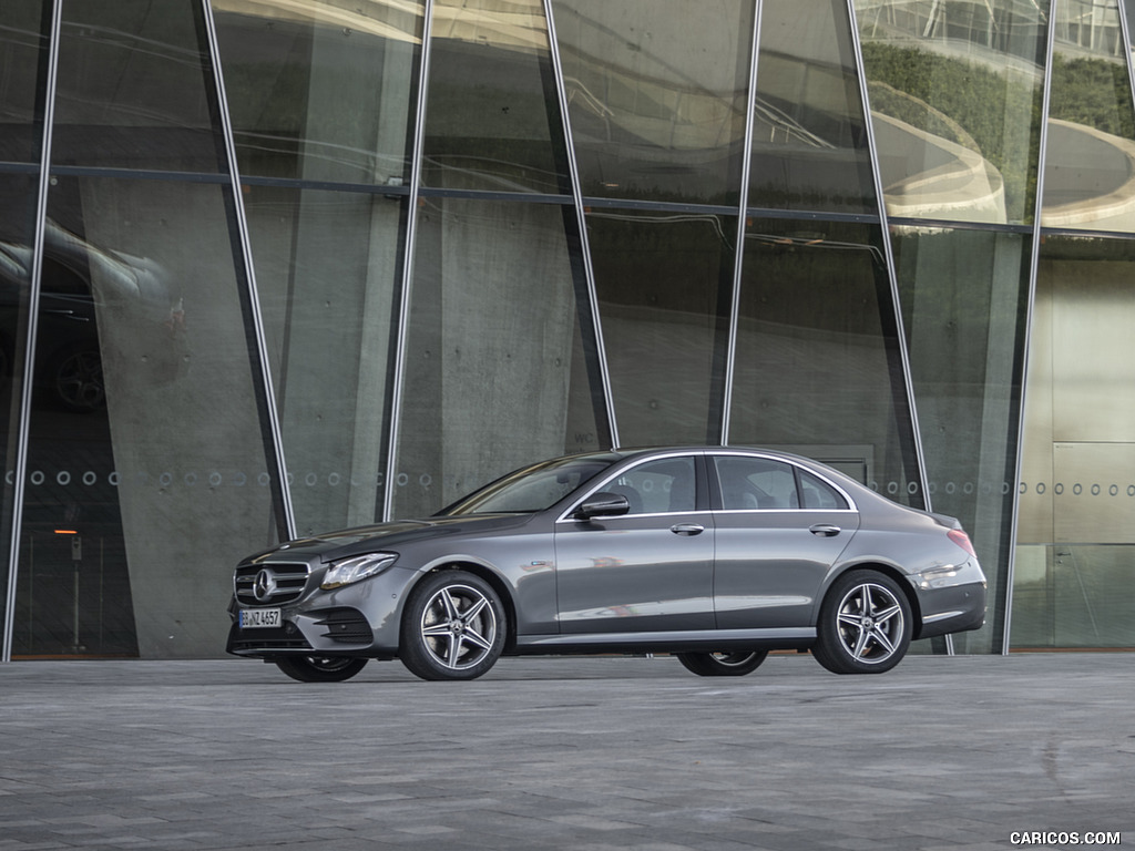 2019 Mercedes-Benz E 300 e Plug-in Hybrid Sedan (Color: Selenite Grey Metallic) - Side