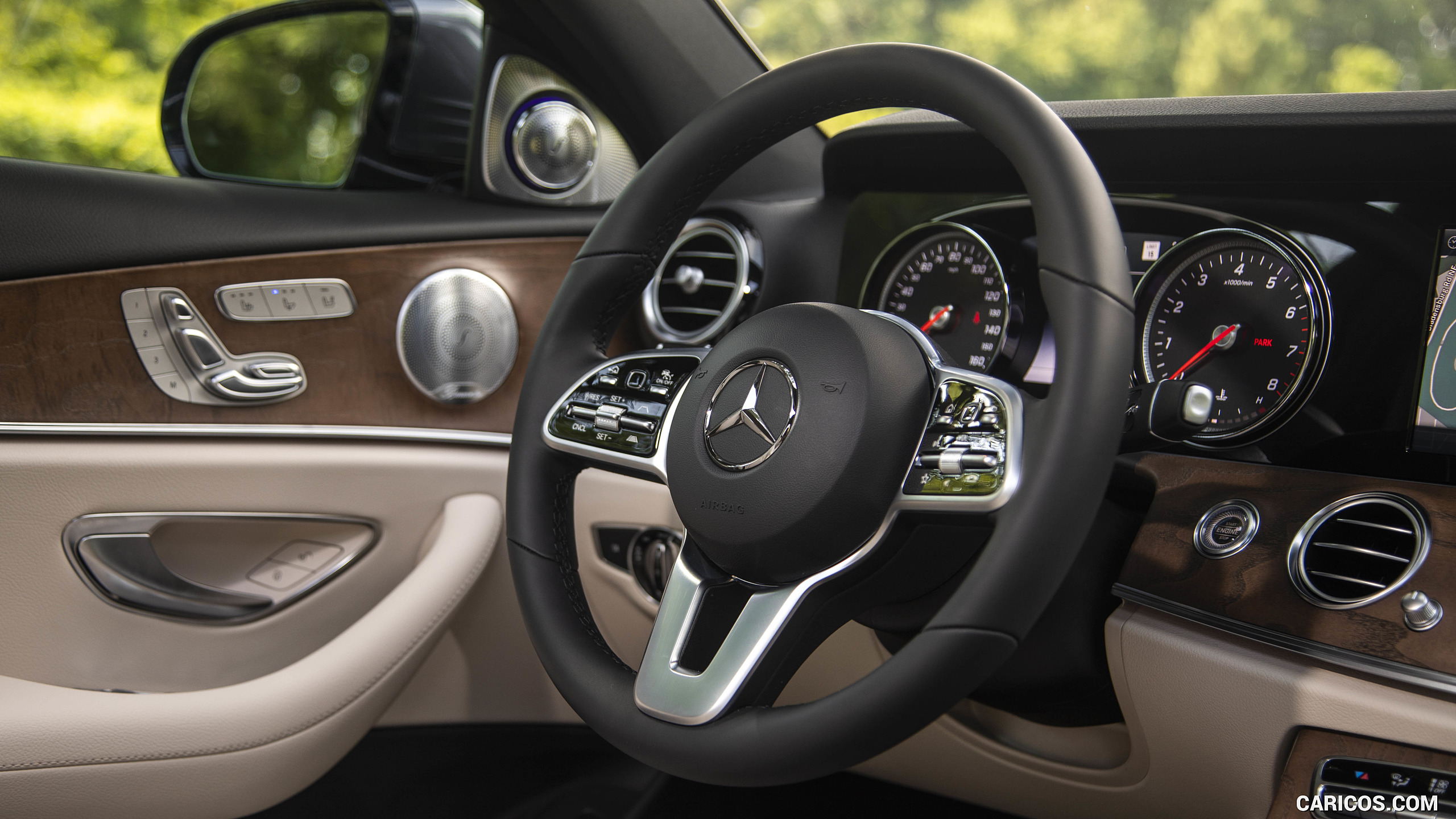 2019 Mercedes-Benz E450 4MATIC E-Class Sedan (US-Spec) - Interior, Steering Wheel, #42 of 62