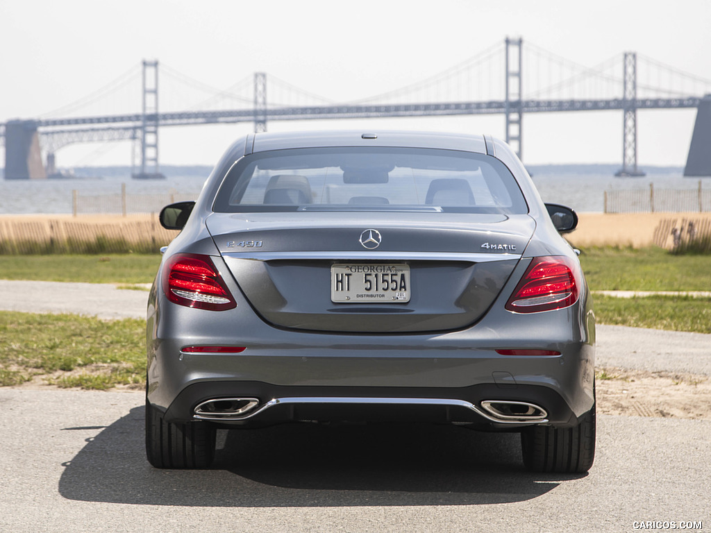 2019 Mercedes-Benz E450 4MATIC E-Class Sedan (US-Spec) - Rear