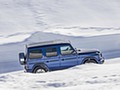 2019 Mercedes-Benz G 350 d (Brilliant Blue Metallic) - In Snow - Side