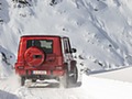 2019 Mercedes-Benz G 350 d (Designo Hyazinth Red Metallic) - In Snow - Rear