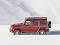 2019 Mercedes-Benz G 350 d (Designo Hyazinth Red Metallic) - In Snow - Side