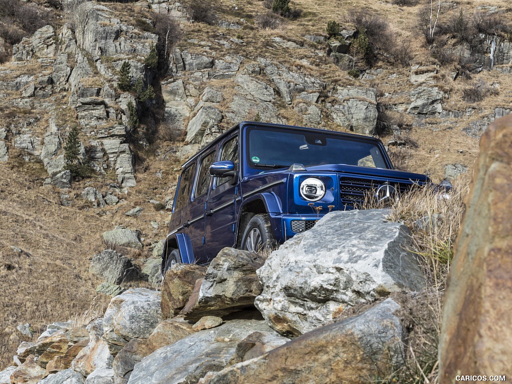 2019 Mercedes-Benz G 350 d (Brilliant Blue Metallic) - Detail