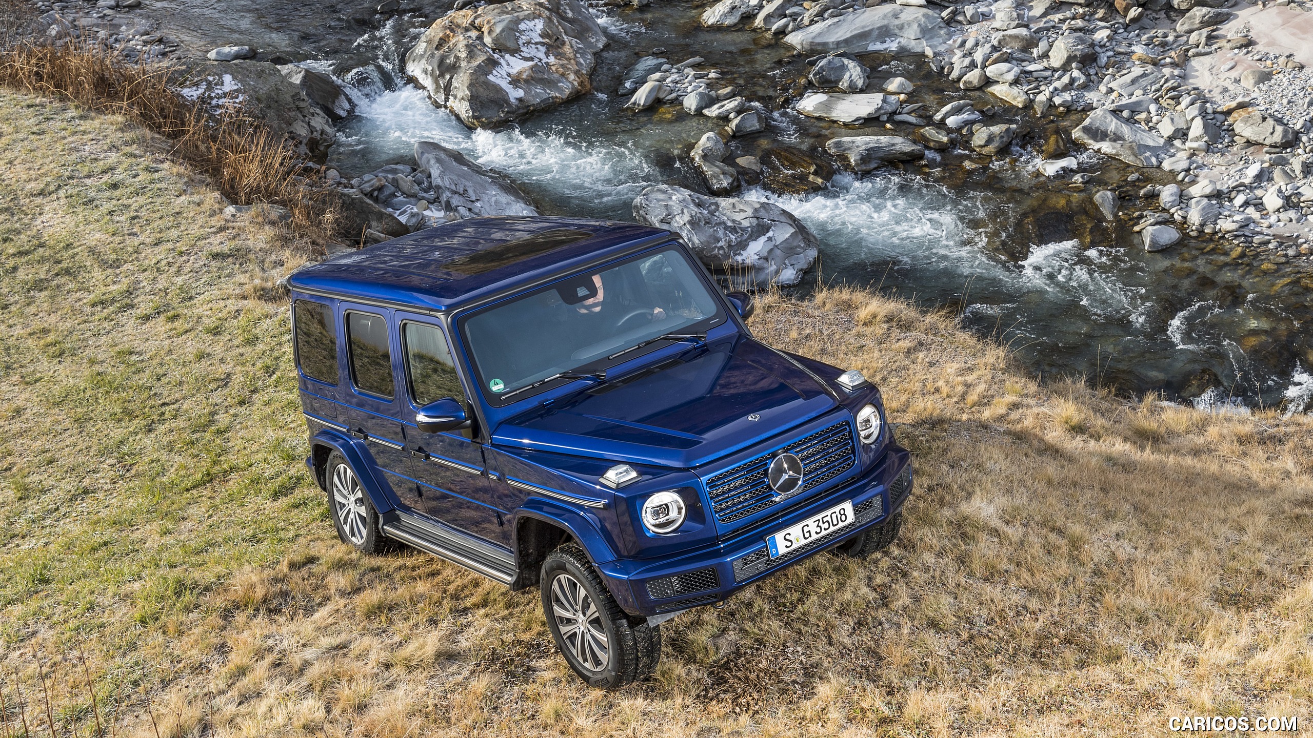 2019 Mercedes-Benz G 350 d (Brilliant Blue Metallic) - Front Three ...