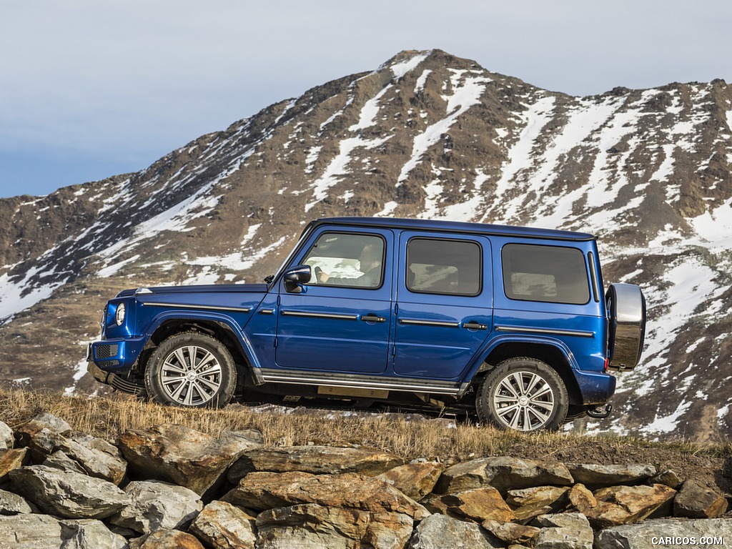 2019 Mercedes-Benz G 350 d (Brilliant Blue Metallic) - Side