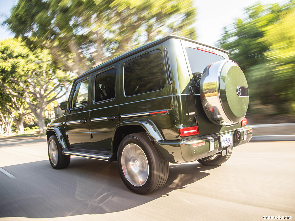 2019 Mercedes-Benz G550 G-Class (U.S.-Spec) - Rear Three-Quarter