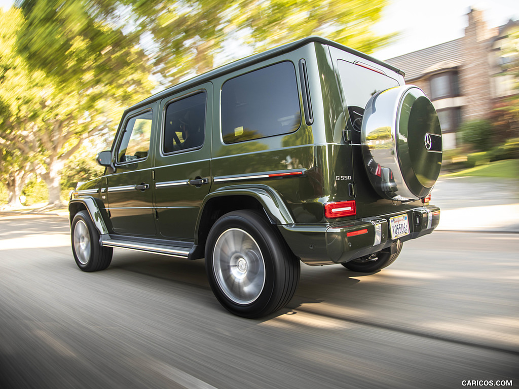 2019 Mercedes-Benz G550 G-Class (U.S.-Spec) - Rear Three-Quarter