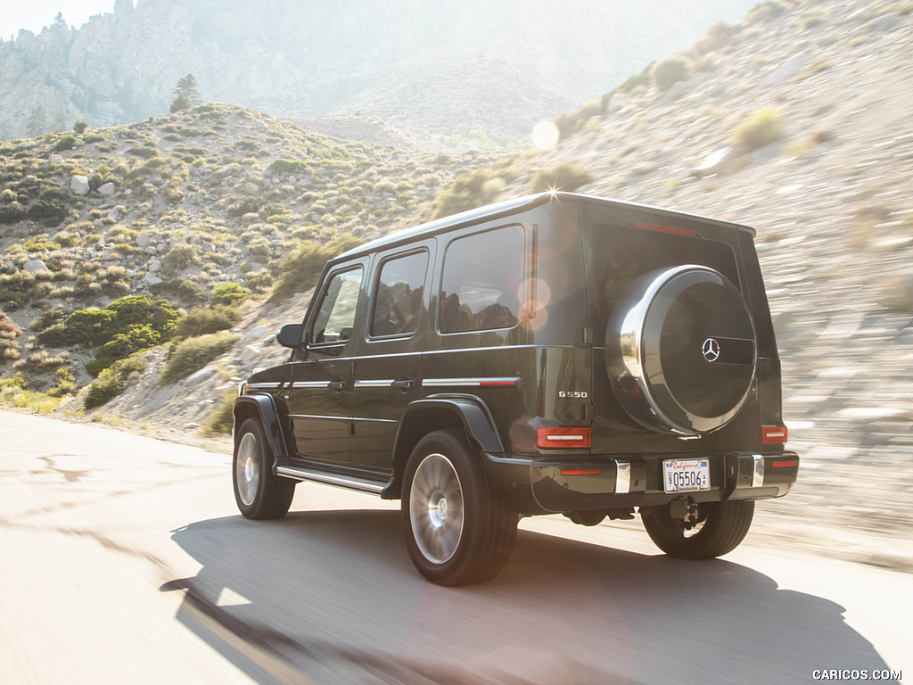 2019 Mercedes-Benz G550 G-Class (U.S.-Spec) - Rear Three-Quarter