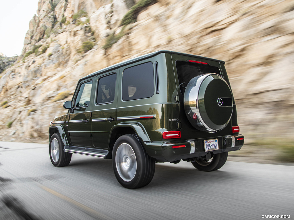 2019 Mercedes-Benz G550 G-Class (U.S.-Spec) - Rear Three-Quarter