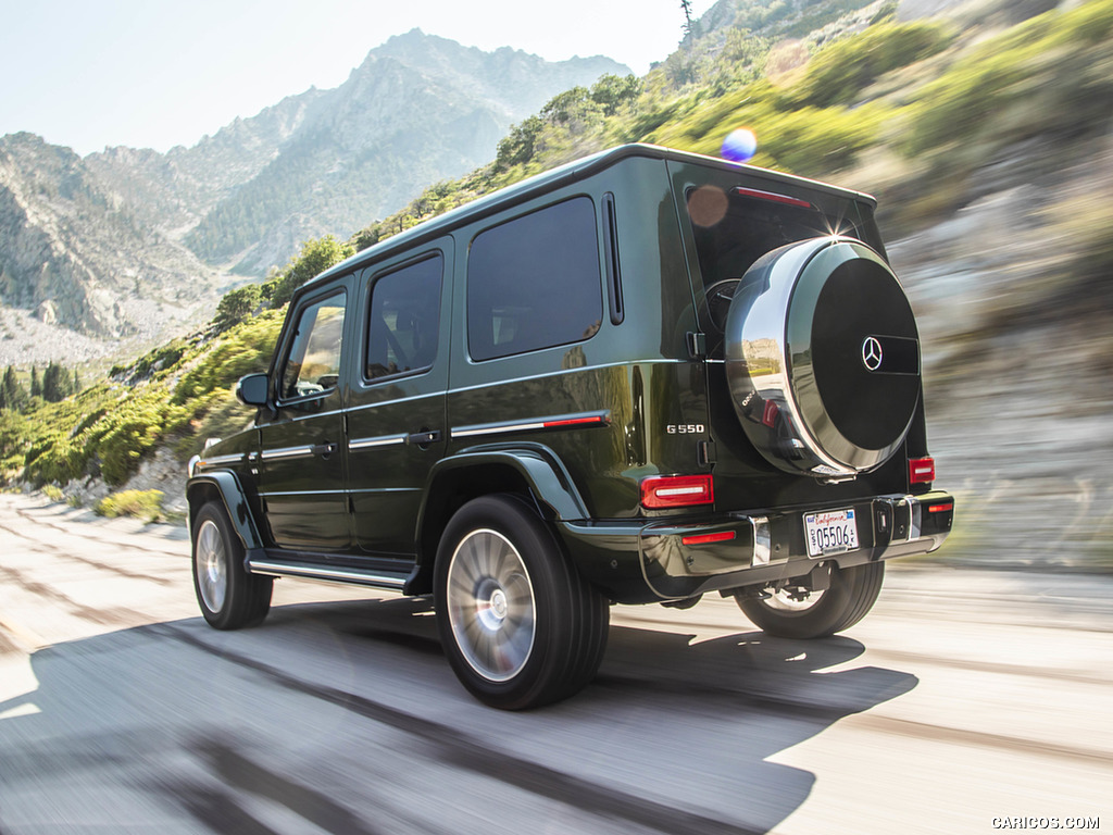 2019 Mercedes-Benz G550 G-Class (U.S.-Spec) - Rear Three-Quarter