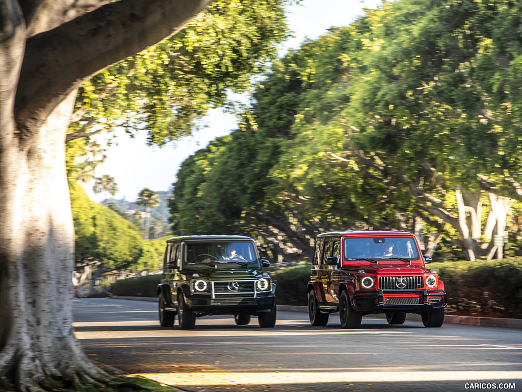 2019 Mercedes-Benz G550 G-Class (U.S.-Spec) and 2019 G63 AMG