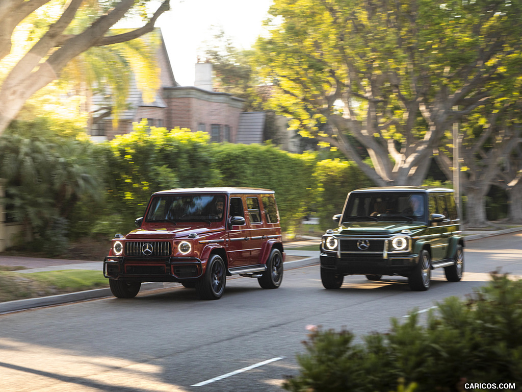 2019 Mercedes-Benz G550 G-Class (U.S.-Spec) and 2019 G63 AMG