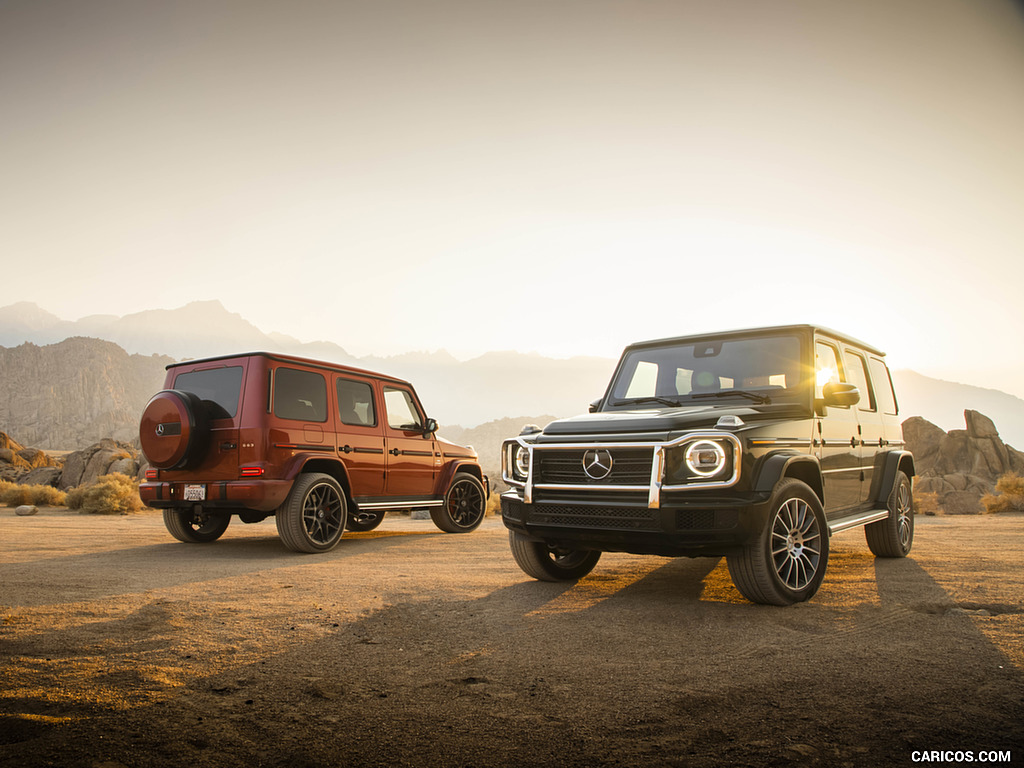 2019 Mercedes-Benz G550 G-Class (U.S.-Spec) and 2019 G63 AMG