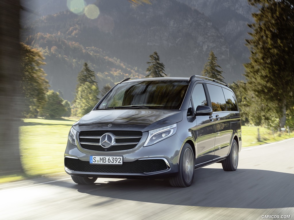 2019 Mercedes-Benz V-Class EXCLUSIVE Line (Color: Selenit Grey Metallic) - Front