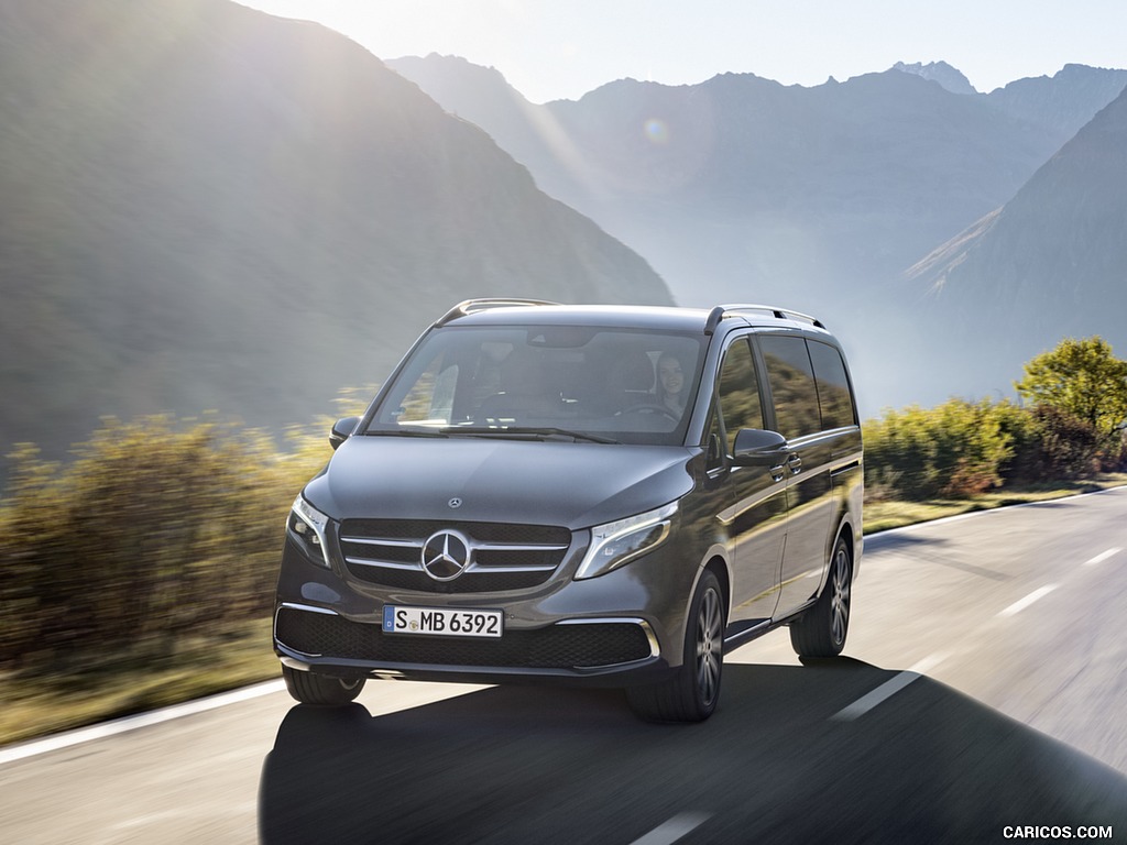 2019 Mercedes-Benz V-Class EXCLUSIVE Line (Color: Selenit Grey Metallic) - Front