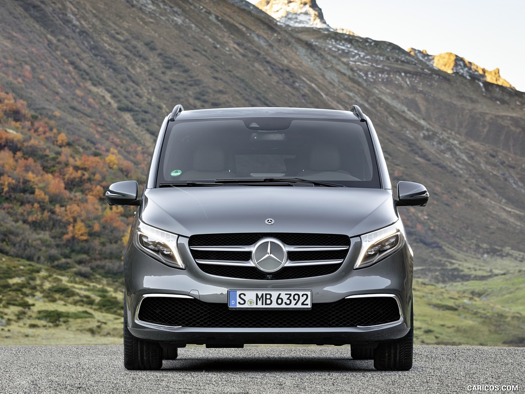 2019 Mercedes-Benz V-Class EXCLUSIVE Line (Color: Selenit Grey Metallic) - Front