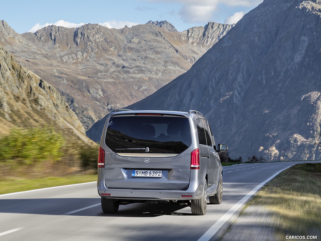 2019 Mercedes-Benz V-Class EXCLUSIVE Line (Color: Selenit Grey Metallic) - Rear