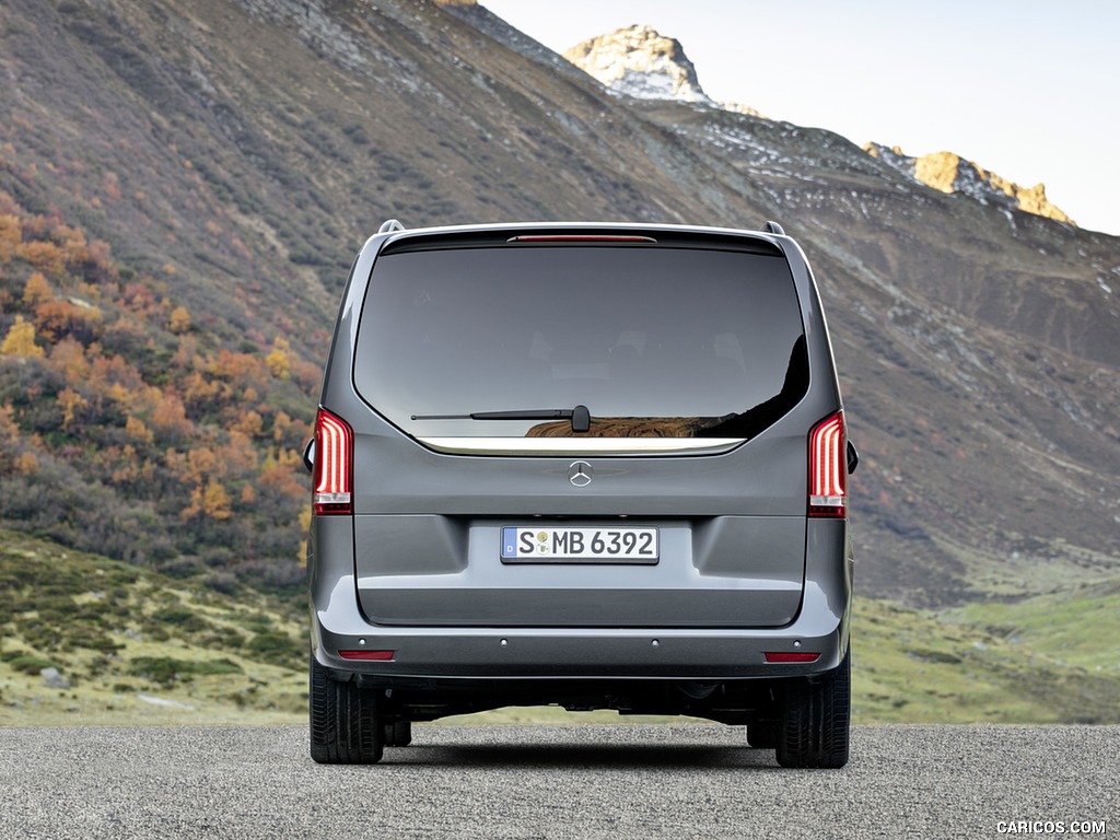 2019 Mercedes-Benz V-Class EXCLUSIVE Line (Color: Selenit Grey Metallic) - Rear