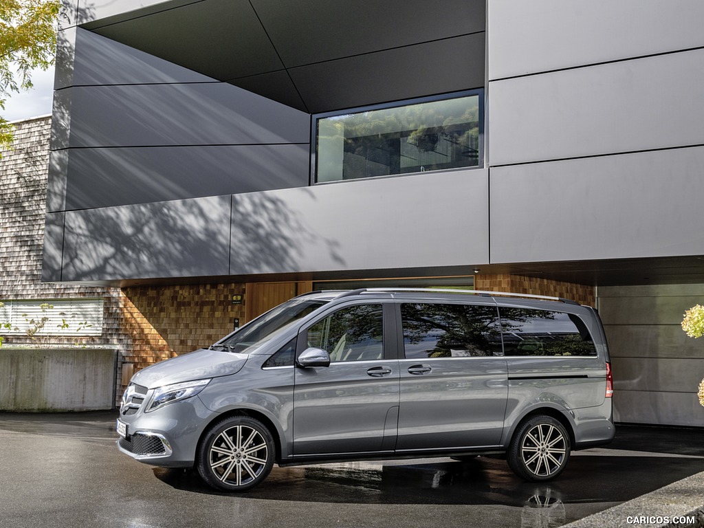 2019 Mercedes-Benz V-Class EXCLUSIVE Line (Color: Selenit Grey Metallic) - Side