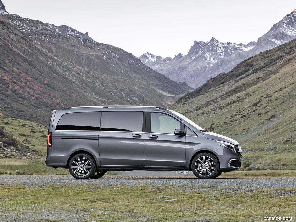 2019 Mercedes-Benz V-Class EXCLUSIVE Line (Color: Selenit Grey Metallic) - Side