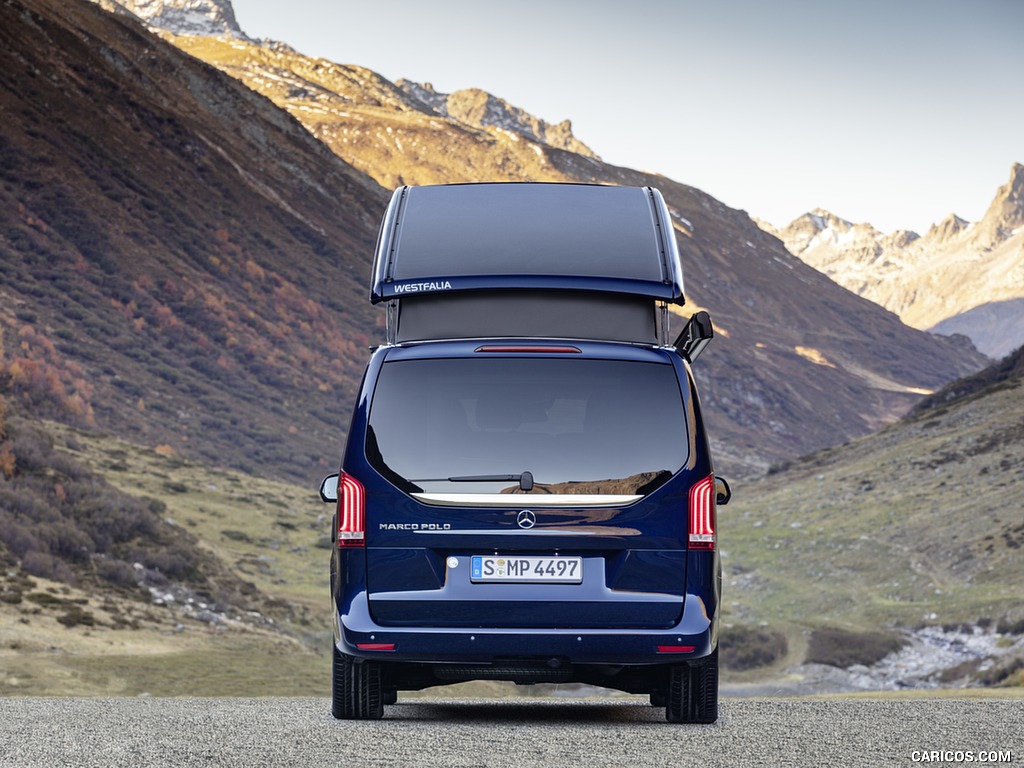 2019 Mercedes-Benz V-Class Marco Polo (Color: Cavansit Blue Metallic) - Rear