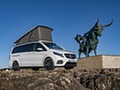 2019 Mercedes-Benz V-Class Marco Polo 300d AMG Line (Color: Mountain Crystal White Metallic) - Front Three-Quarter