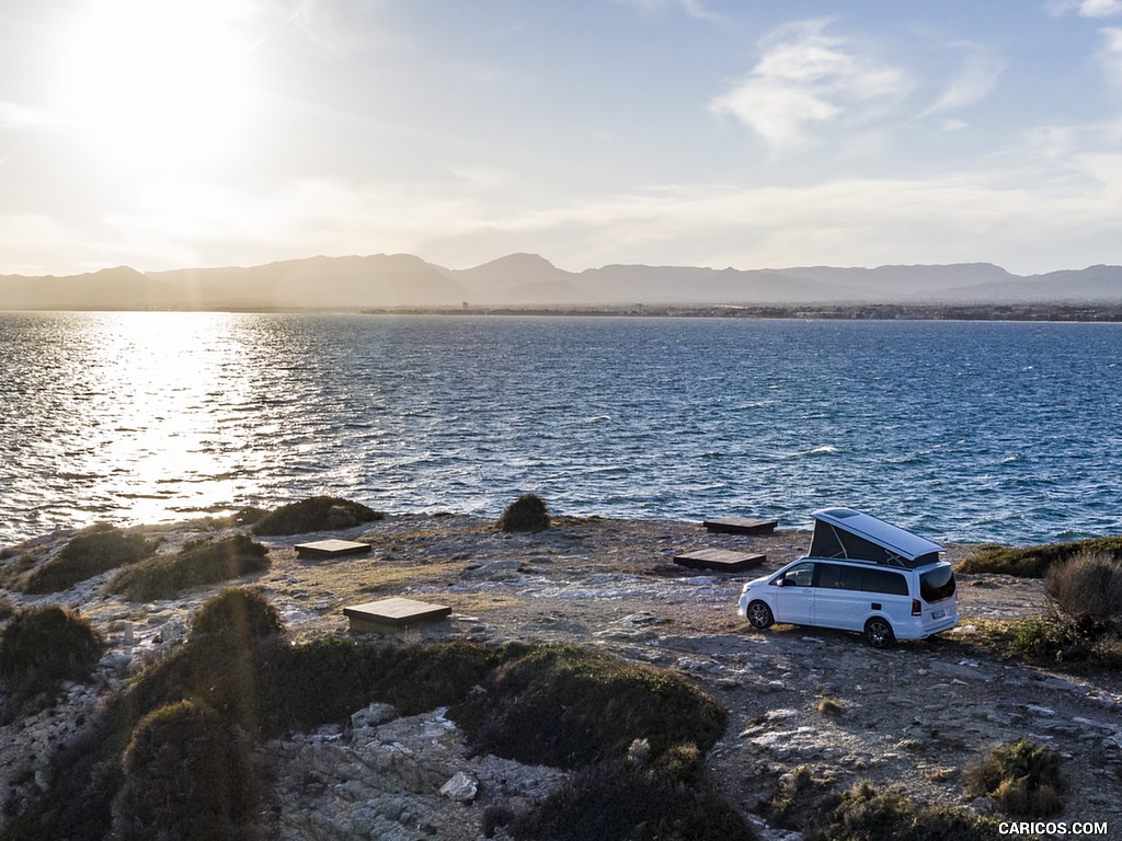 2019 Mercedes-Benz V-Class Marco Polo 300d AMG Line (Color: Mountain Crystal White Metallic) - Side