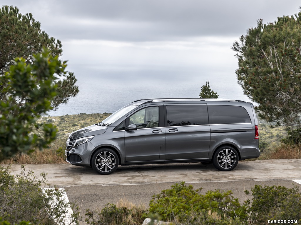 2019 Mercedes-Benz V-Class V300d AVANTGARDE (Color: Selenite Grey Metallic) - Side