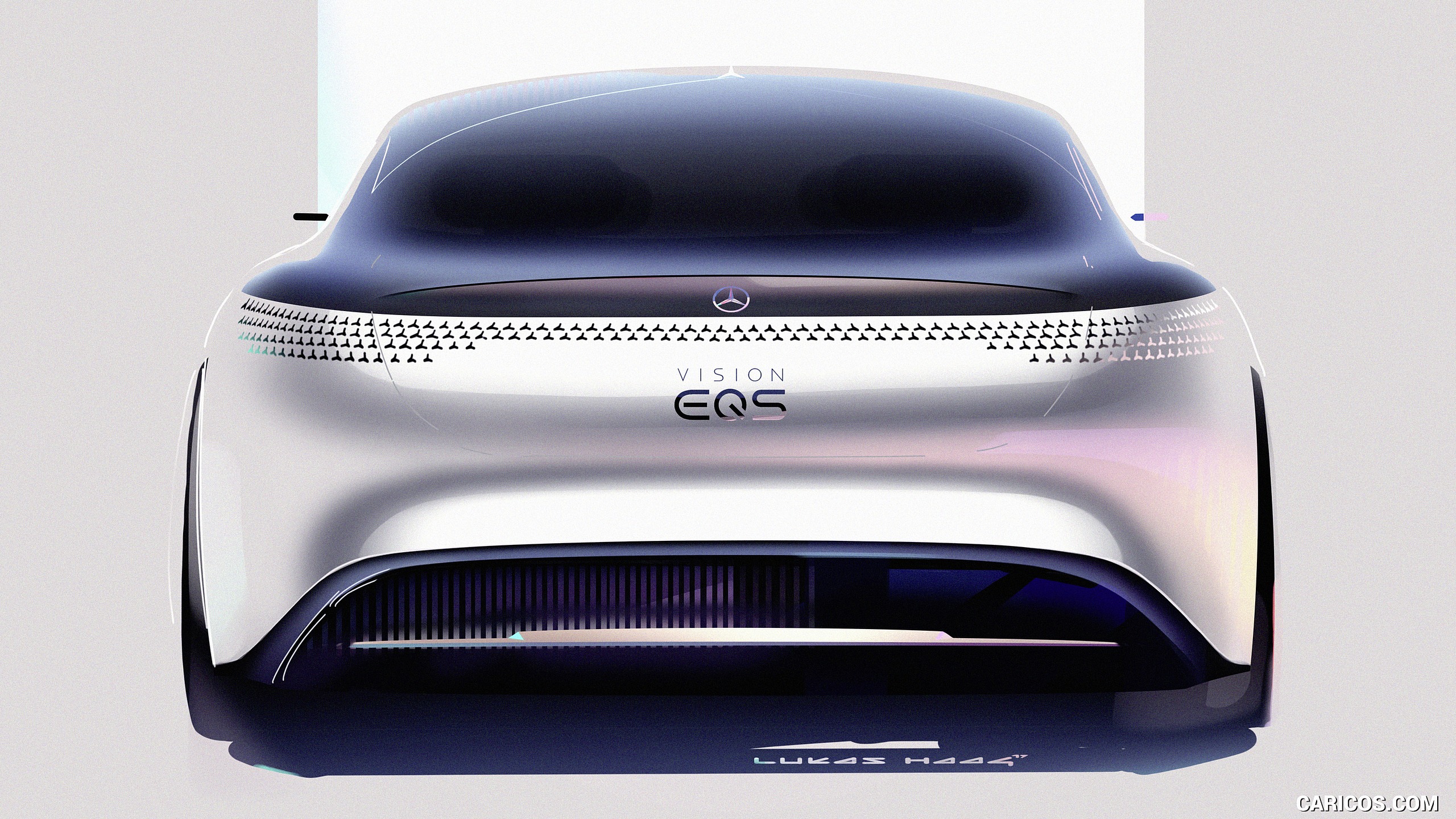 2019 Mercedes-Benz Vision EQS Concept - Design Sketch, #51 of 58