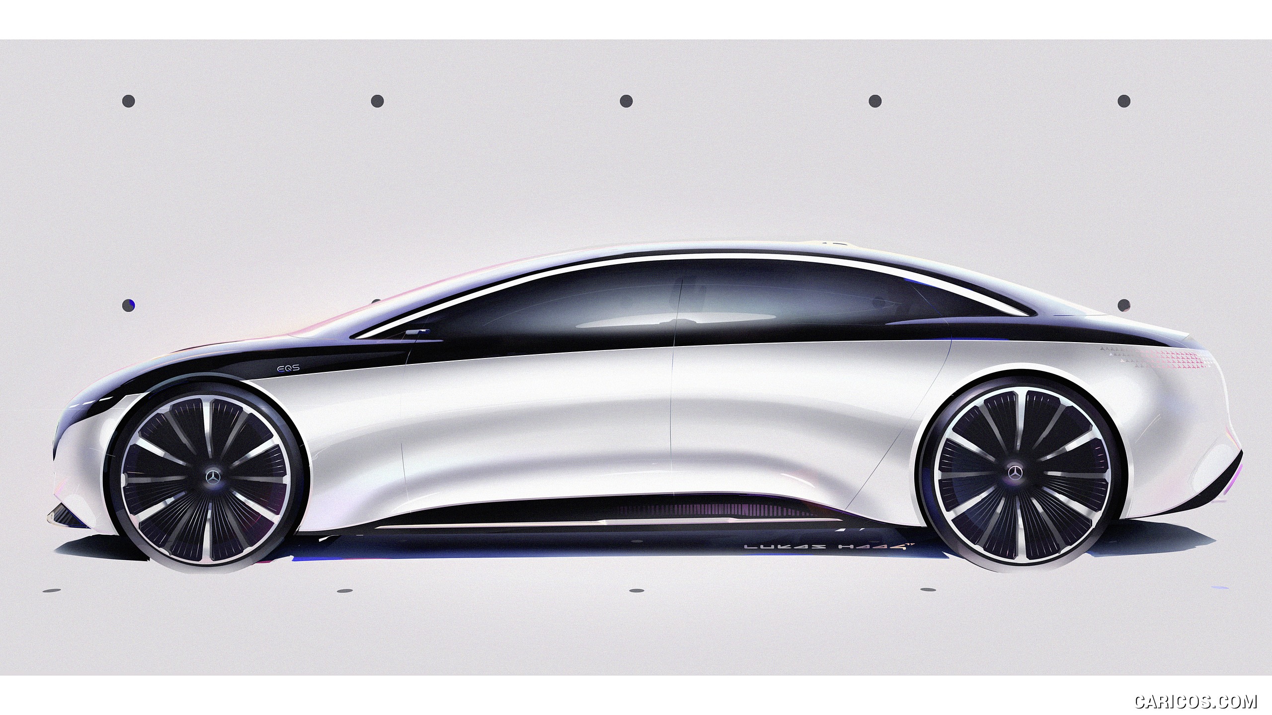 2019 Mercedes-Benz Vision EQS Concept - Design Sketch, #52 of 58