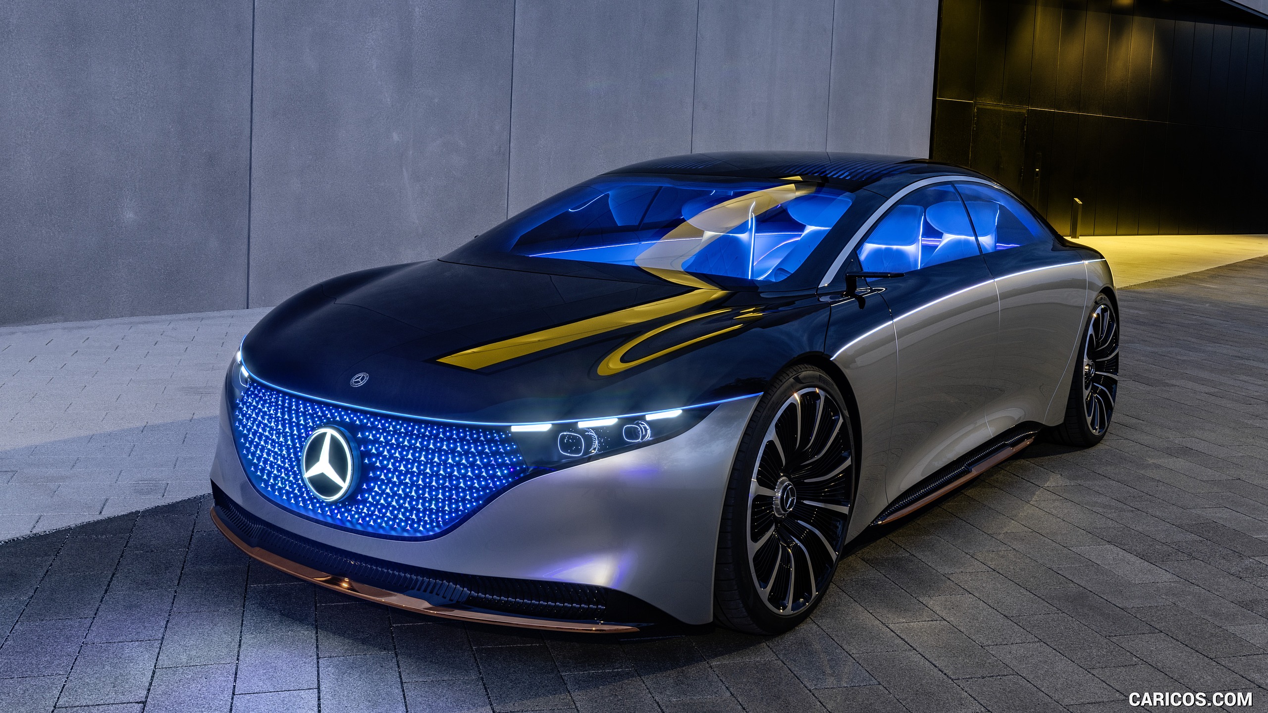 2019 Mercedes-Benz Vision EQS Concept - Front Three-Quarter, #26 of 58