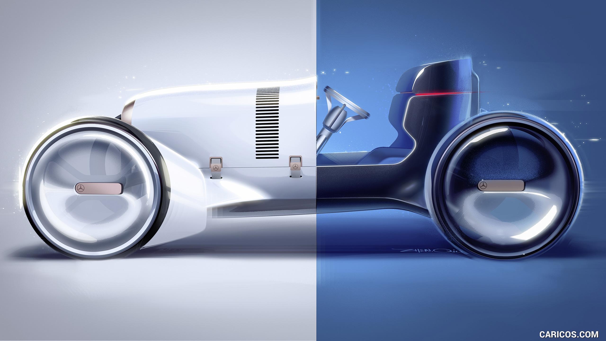 2019 Mercedes-Benz Vision Mercedes Simplex Concept - Design Sketch, #13 of 20