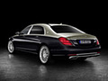 2019 Mercedes-Maybach S 560 (Color: Aragonite Silver / Anthracite Blue) - Rear Three-Quarter