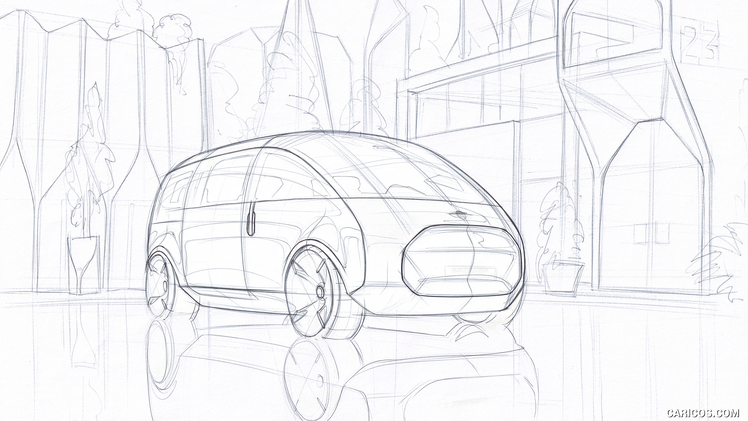 2020 MINI Urbanaut Concept - Design Sketch, #21 of 21