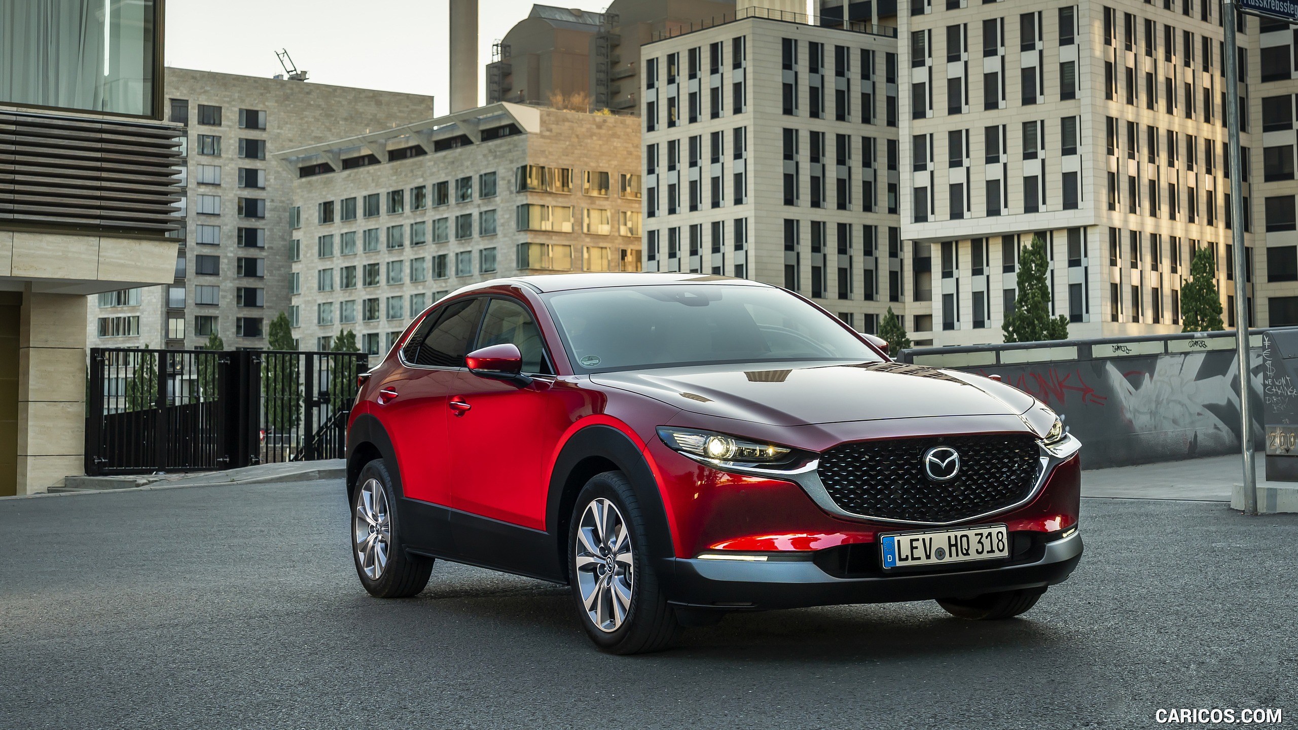 2020 Mazda CX-30 (Color: Soul Red Crystal) - Front Three-Quarter, #55 of 226
