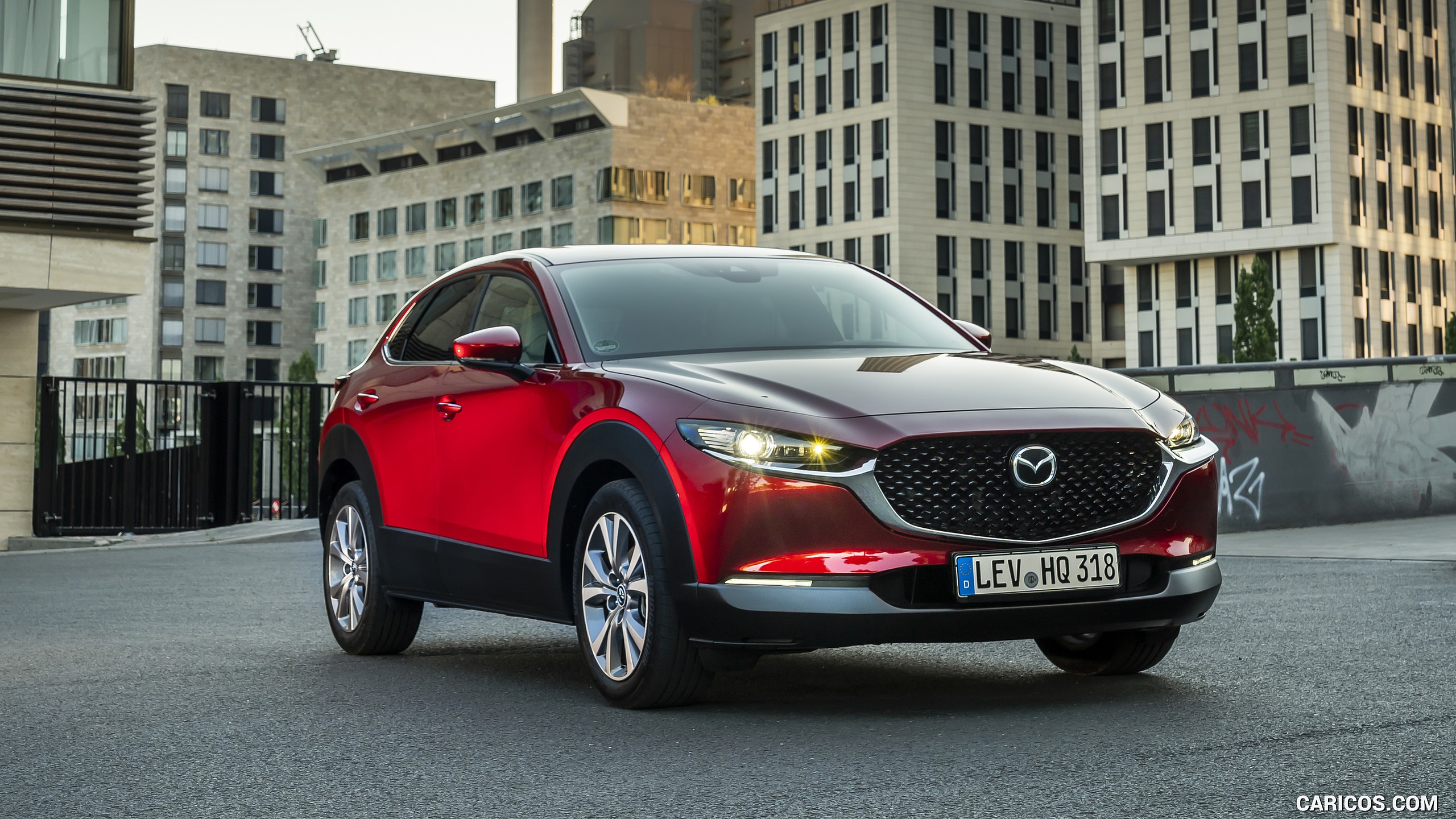 2020 Mazda CX-30 (Color: Soul Red Crystal) - Front Three-Quarter, #56 of 226