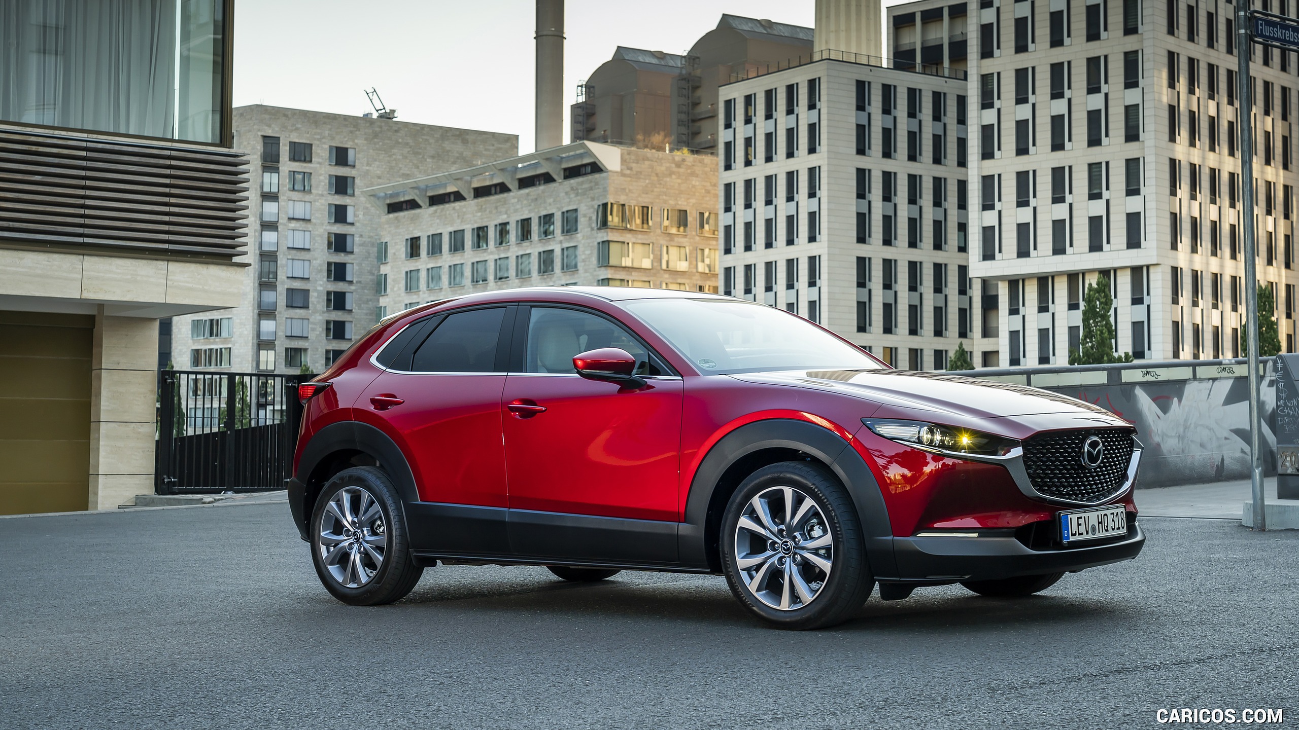 2020 Mazda CX-30 (Color: Soul Red Crystal) - Front Three-Quarter, #57 of 226