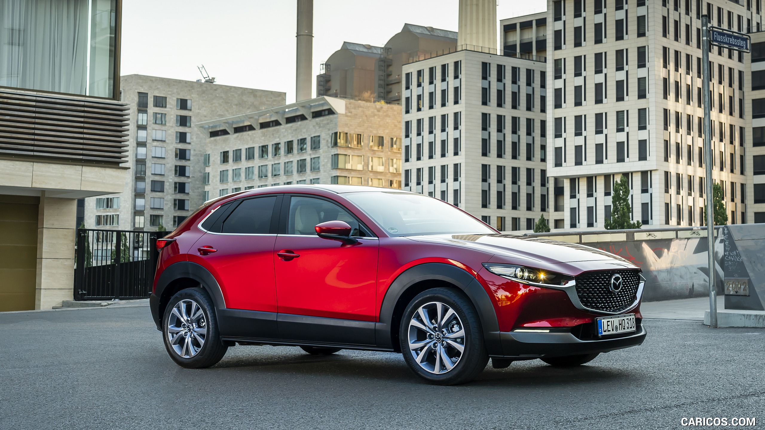 2020 Mazda CX-30 (Color: Soul Red Crystal) - Front Three-Quarter, #58 of 226