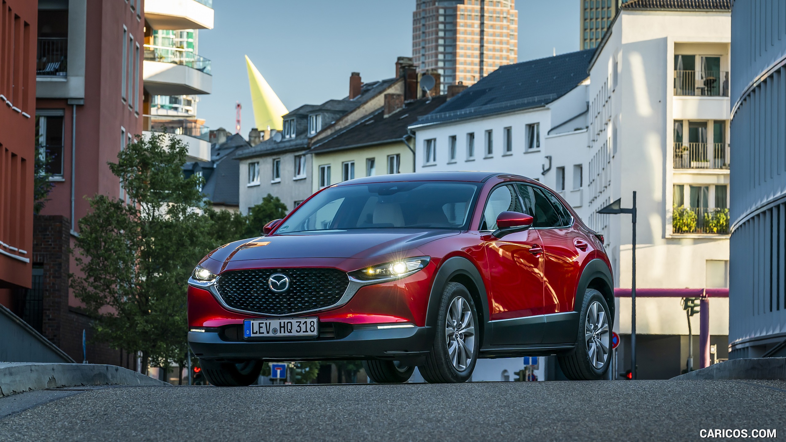 2020 Mazda CX-30 (Color: Soul Red Crystal) - Front Three-Quarter, #62 of 226