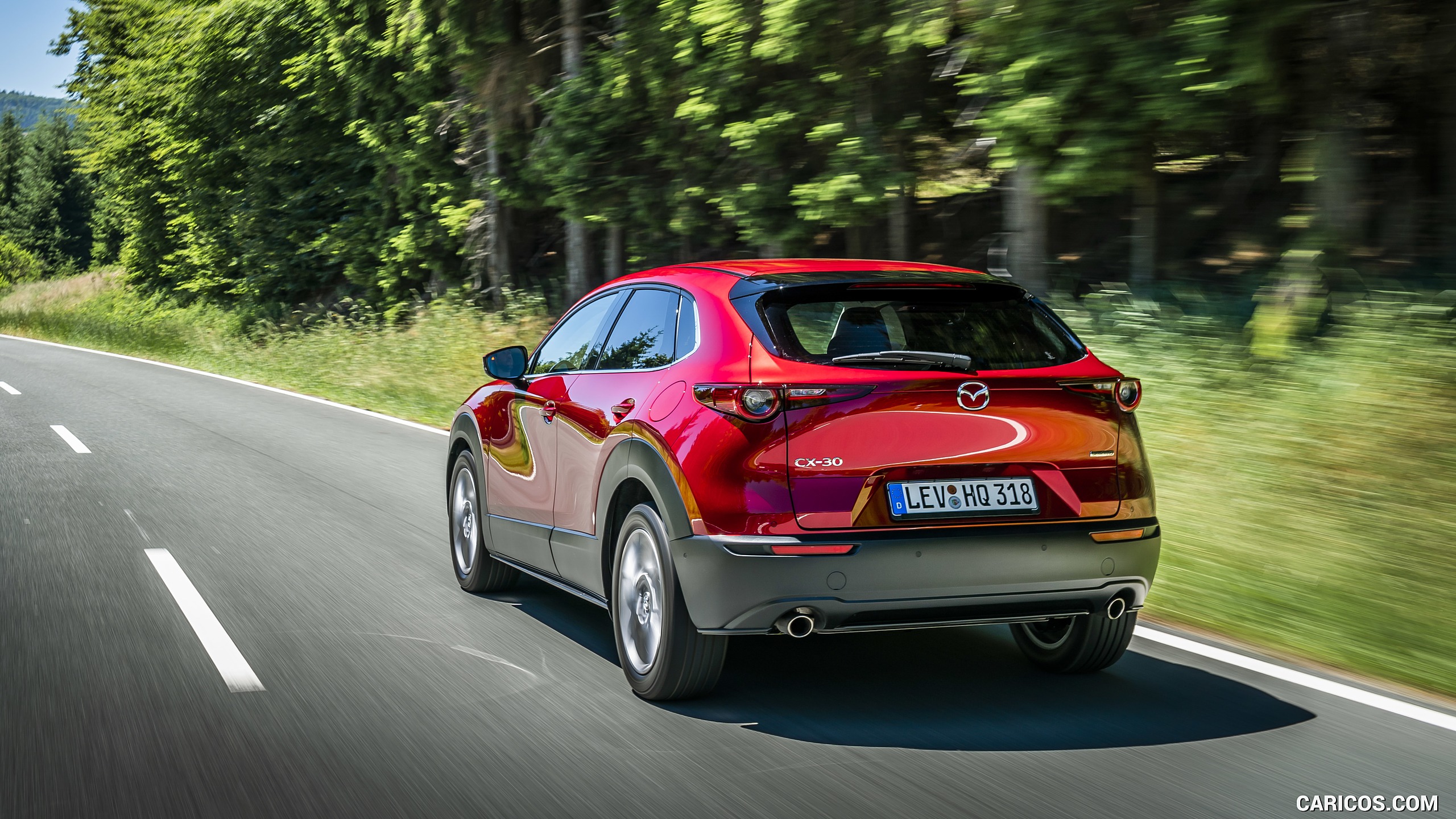 2020 Mazda CX-30 (Color: Soul Red Crystal) - Rear, #30 of 226