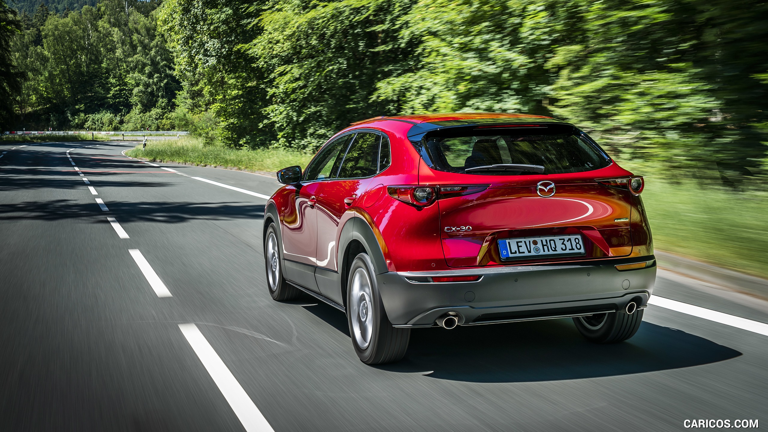 2020 Mazda CX-30 (Color: Soul Red Crystal) - Rear, #42 of 226