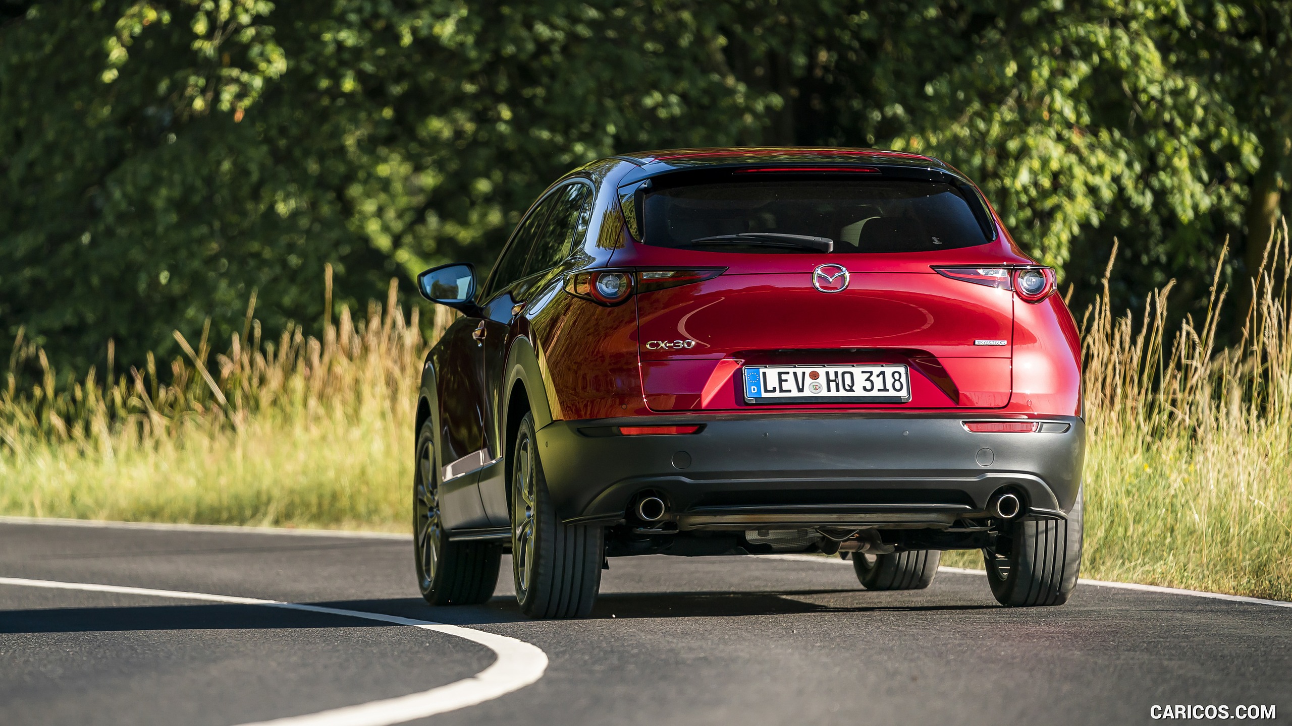 2020 Mazda CX-30 (Color: Soul Red Crystal) - Rear, #47 of 226
