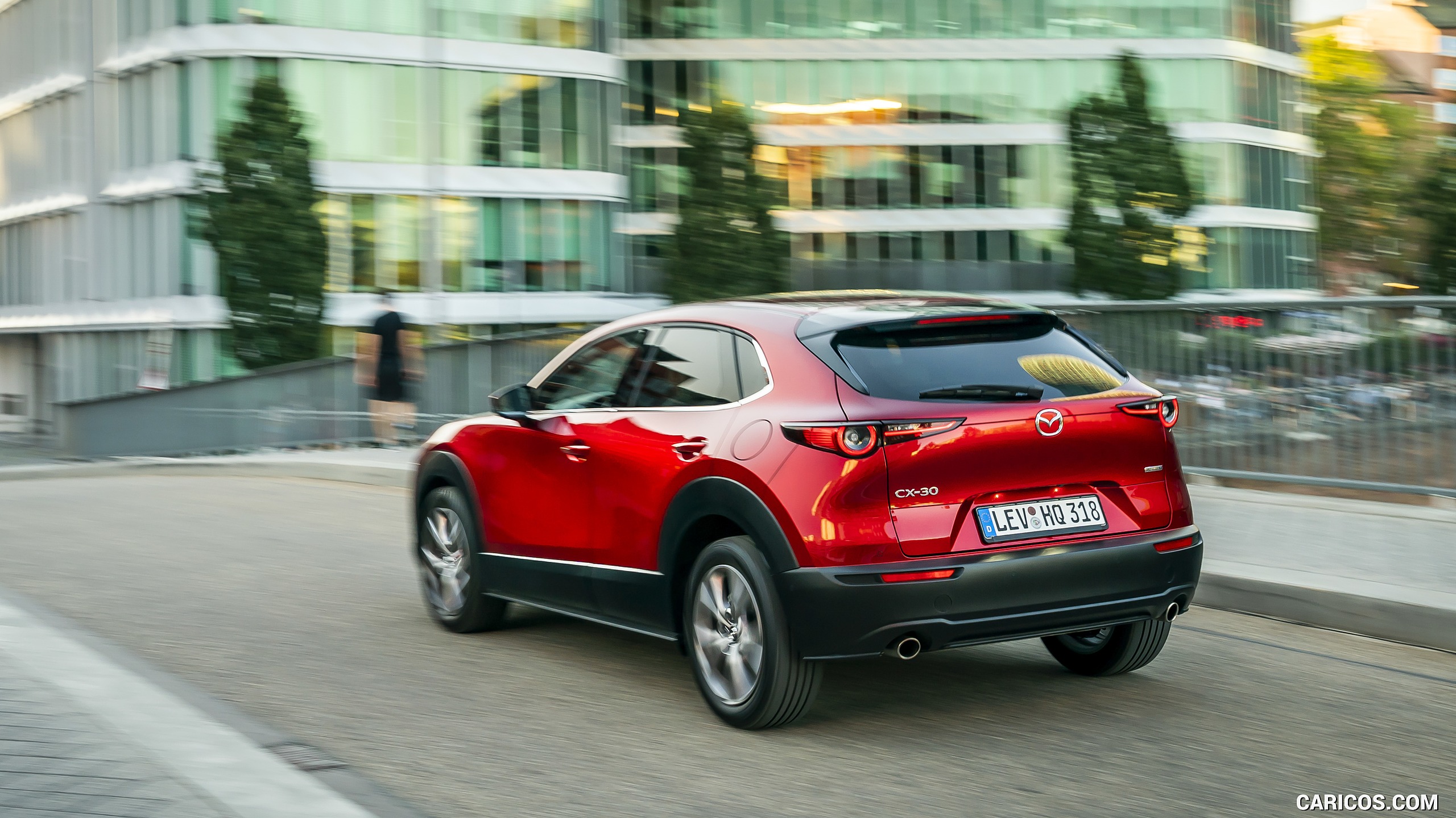 2020 Mazda CX-30 (Color: Soul Red Crystal) - Rear Three-Quarter, #54 of 226