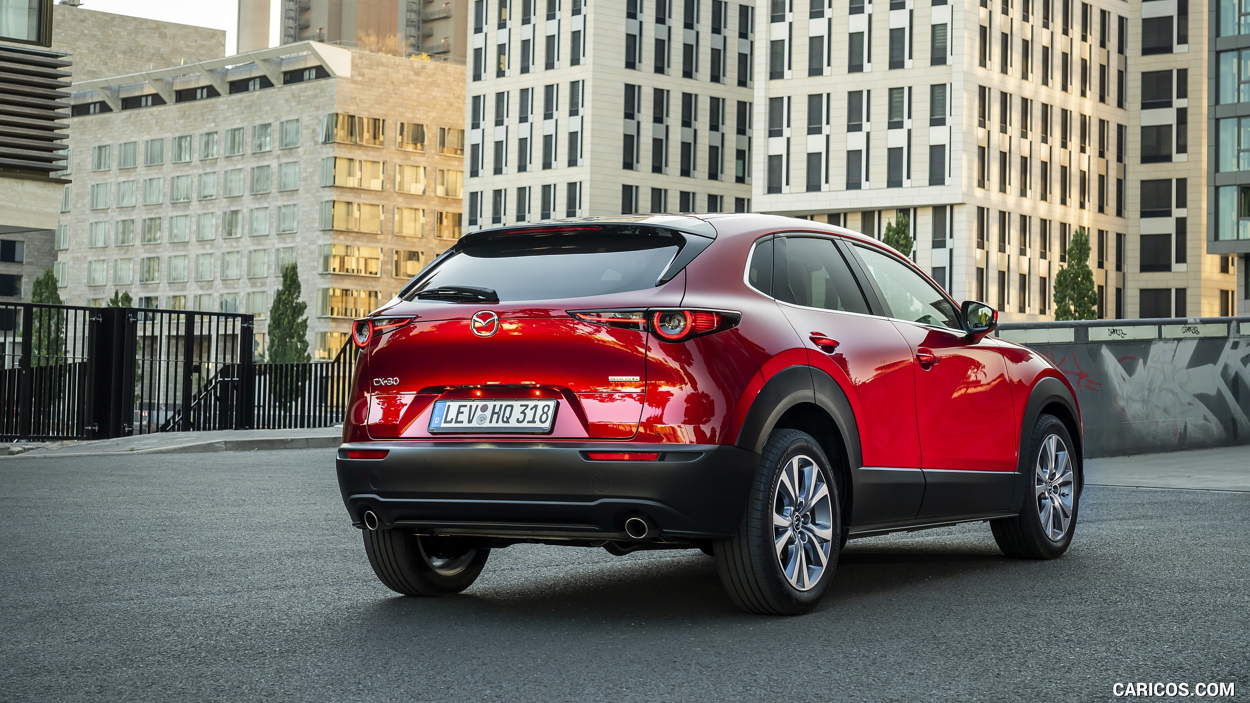2020 Mazda CX-30 (Color: Soul Red Crystal) - Rear Three-Quarter, #60 of 226